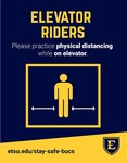 3h_fl_elevator_social_distance_8_5x11_new by East Tennessee State University