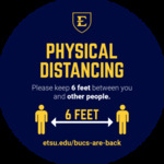 3cmi_physical_distancing_floor_decals_12x12 by East Tennessee State University
