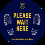 3f_2_please_wait_here_decal_12x12_newsquare by East Tennessee State University