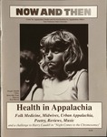 Now & Then (Volume 06, Issue 01, 1989) by Center of Excellence for Appalachian Studies and Services, East Tennessee State University