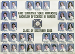 Bachelor of Science in Nursing Class Composite - December 2002 by College of Nursing, East Tennessee State University