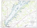 Cherokee Reservoir Holston River Navigation Map - 1955