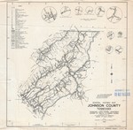 General Highway Map - Johnson County, Tennessee - 1954 by Tennessee Department of Highways