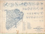 General Highway Map. Washington County Tennessee - 1954 by Tennessee State Highway Department.