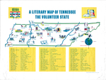 A Literary Map of Tennessee: The Volunteer State (file mapcoll_002_13)