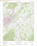Johnson City Quadrangle Tennessee 7.5 Minute Series (Topographic) 198 - SE (file mapcoll_004_01)
