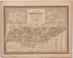 A New Map of Tennessee with its Roads and Distances from place to place along the Stage & Steam Boat Routes (file mapcoll_009_02)