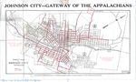 Street Map of Johnson City, Tennessee (file mapcoll_015_06)